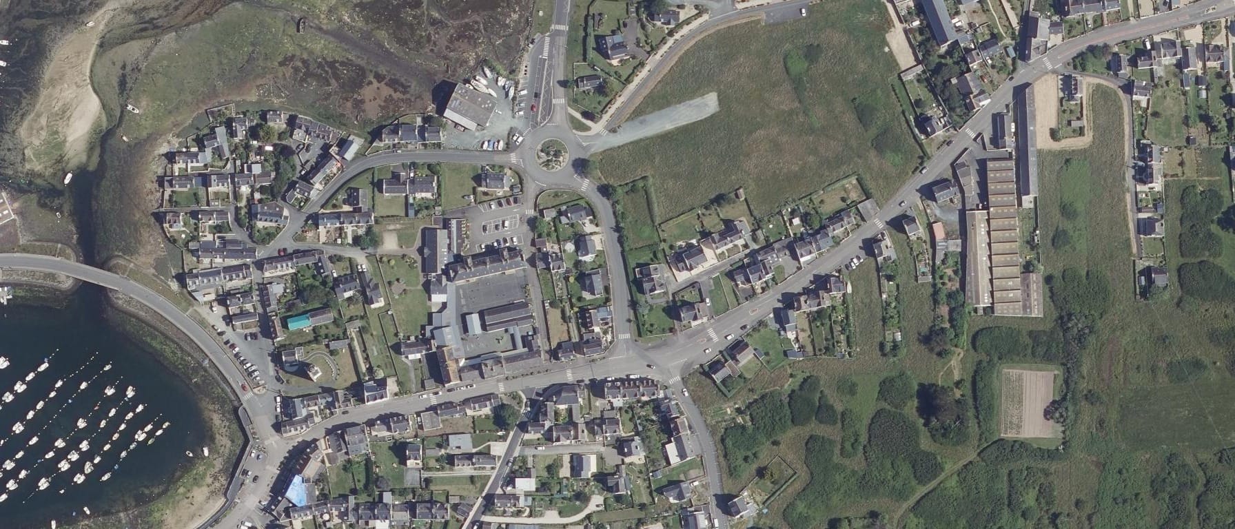Vue aérienne de Lycée professionnel maritime Du Guilvinec
