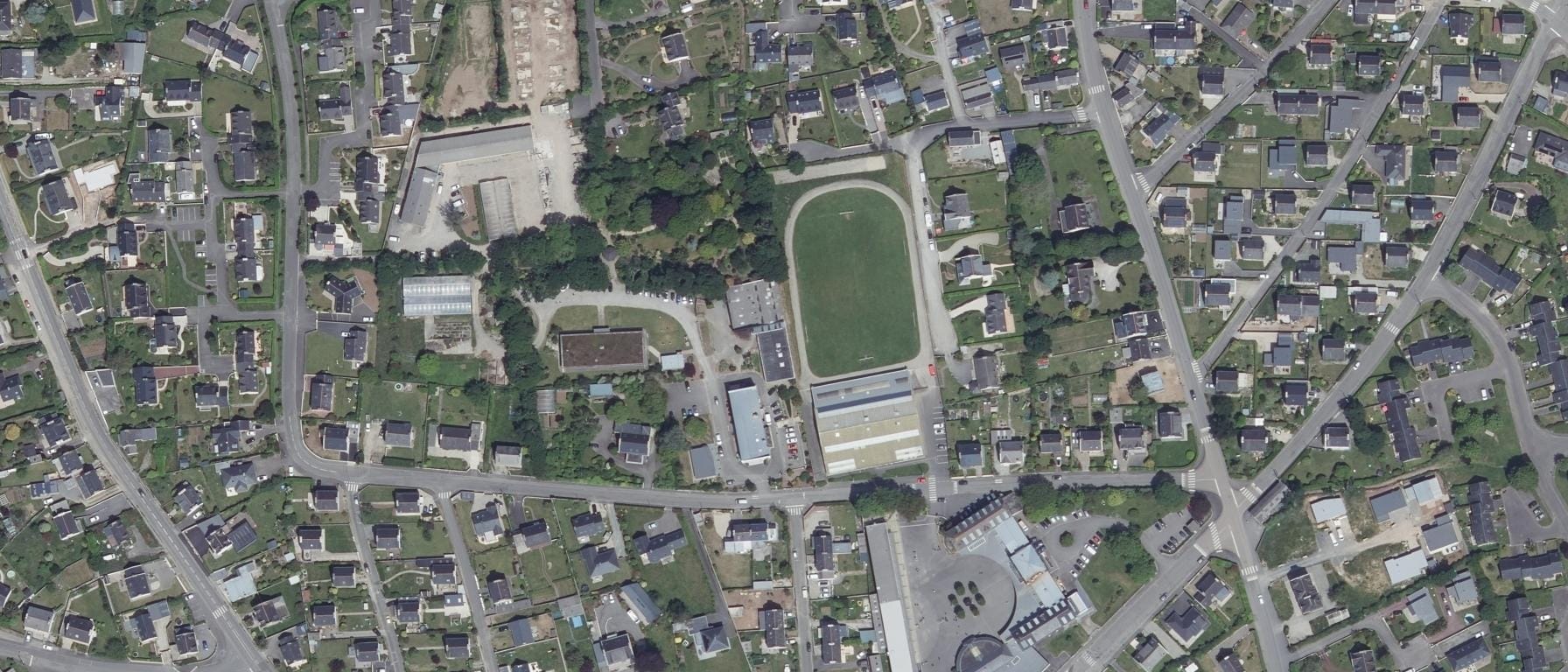 Vue aérienne de MFREO de Plabennec