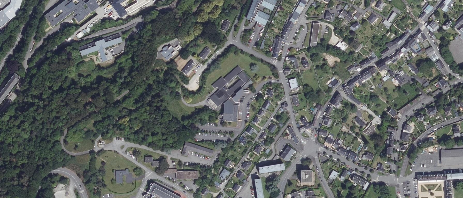 Vue aérienne de IFSI C.H. Morlaix