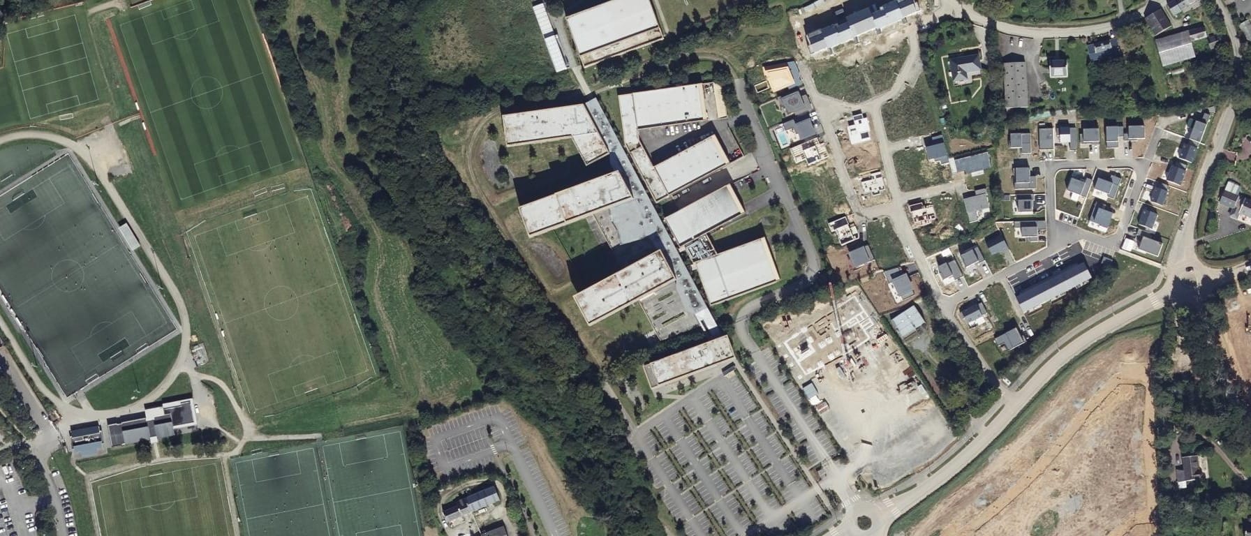 Vue aérienne de IFAC - SUP 'IFAC - BREST