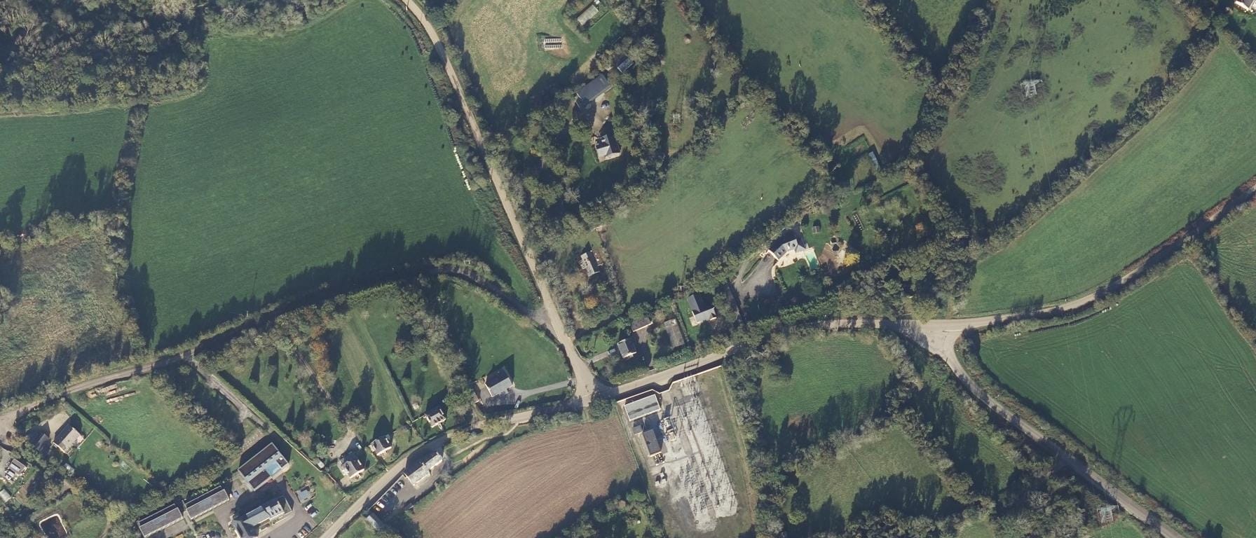 Vue aérienne de Maison familiale rurale de RUMENGOL