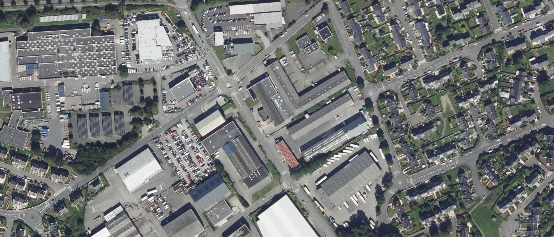 Vue aérienne de ESCAM - Brest