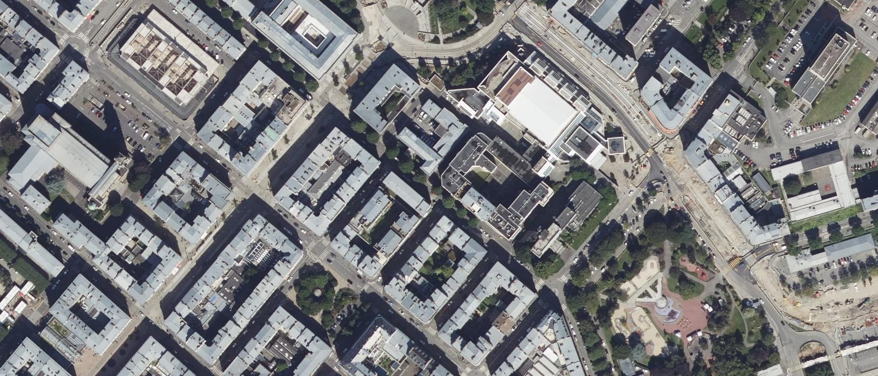 Vue aérienne de Ecole de formation sanitaire et sociale du CHRU de Brest