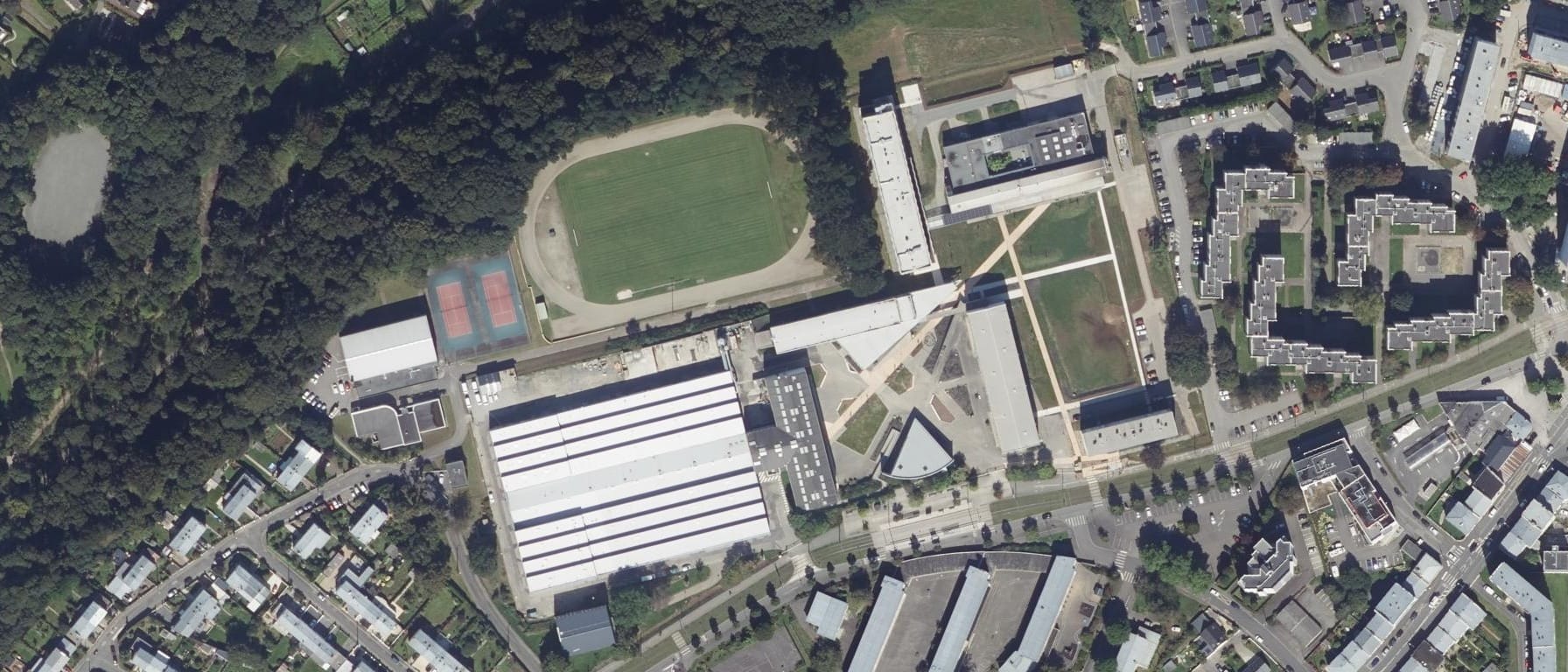 Vue aérienne de GRETA-CFA Dupuy de Lôme Brest