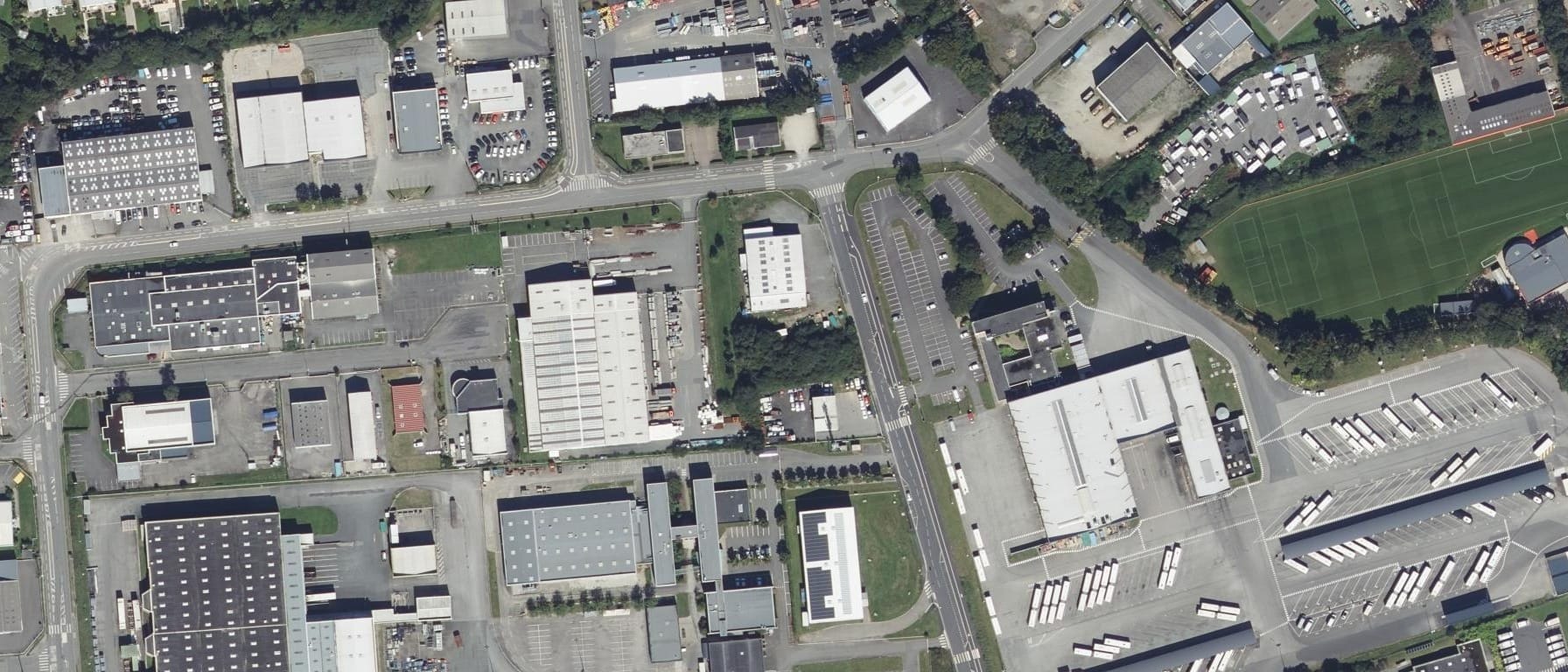 Vue aérienne de Pôle formation UIMM Bretagne - CFA de l'Industrie BREST