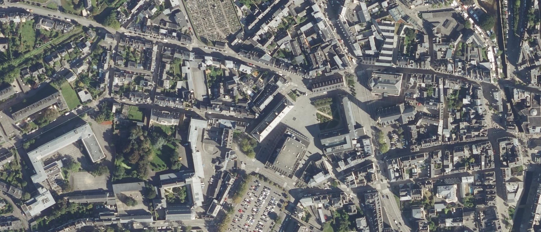 Vue aérienne de Ecole Européenne Supérieure d'Art de Bretagne - Site de Quimper