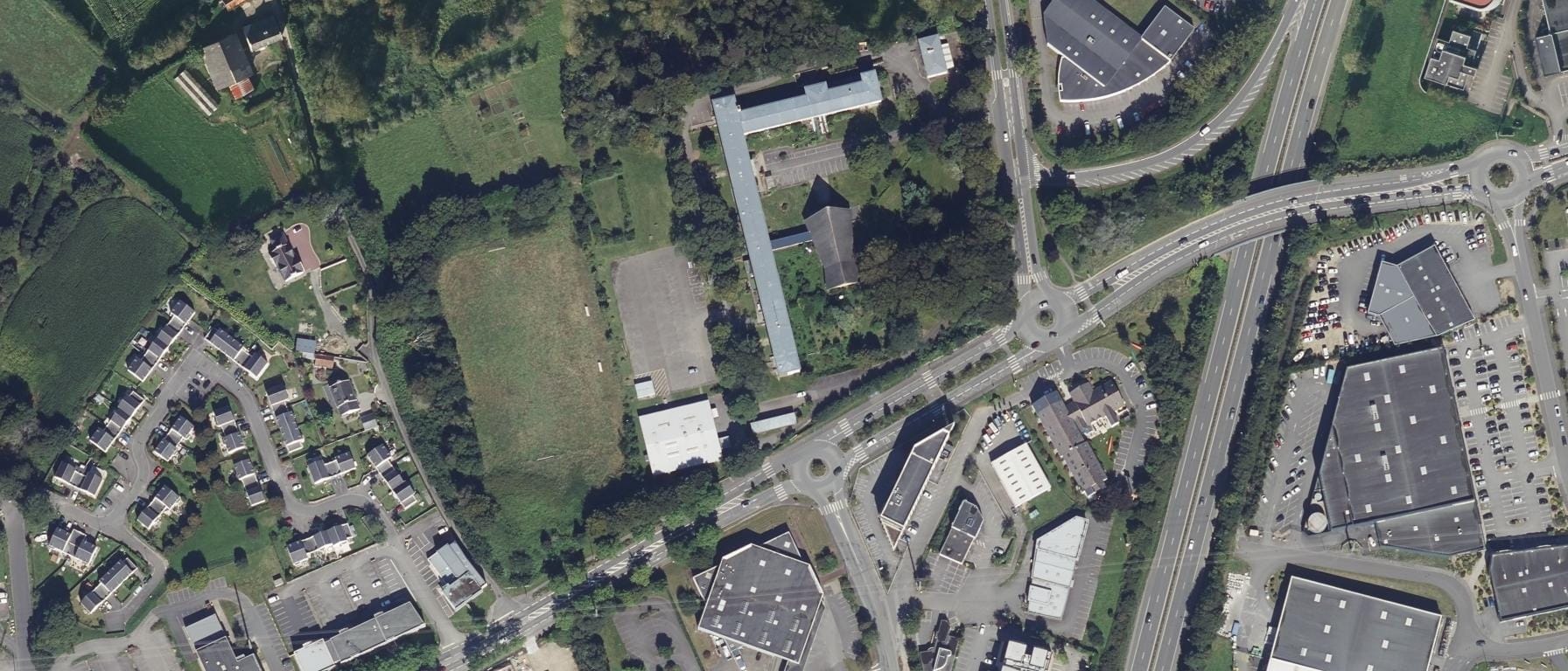 Vue aérienne de Facultés libres de l'ouest - UCO - Brest