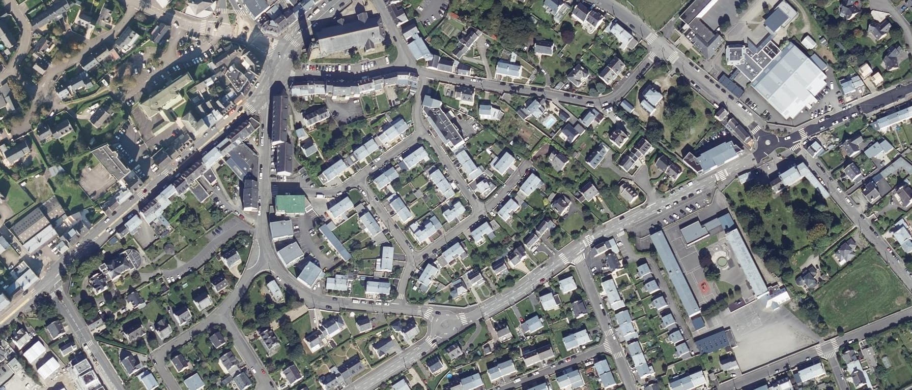 Vue aérienne de CESI Campus de Brest (Guipavas - 29)