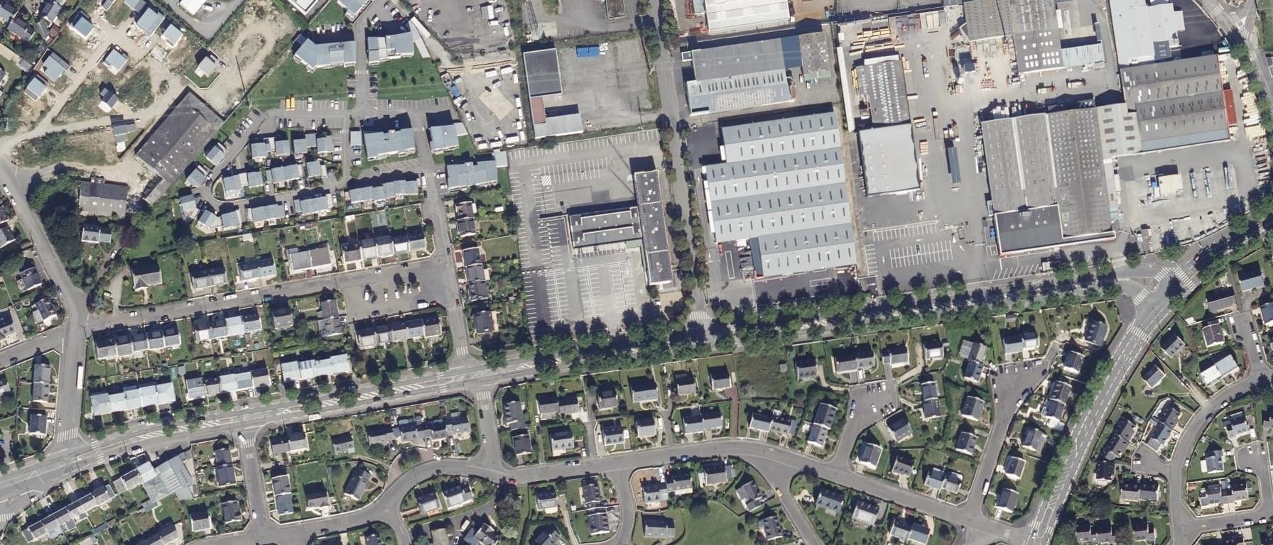 Vue aérienne de AFTEC CAMPUS EDUSERVICES BREST
