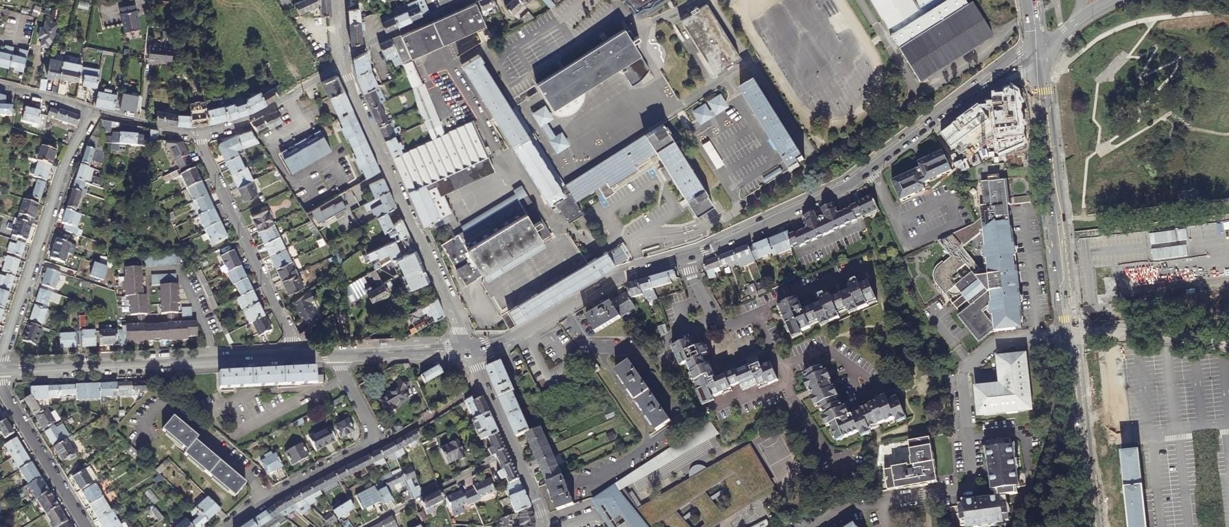 Vue aérienne de CFA Campus La Croix-Rouge La Salle - Brest