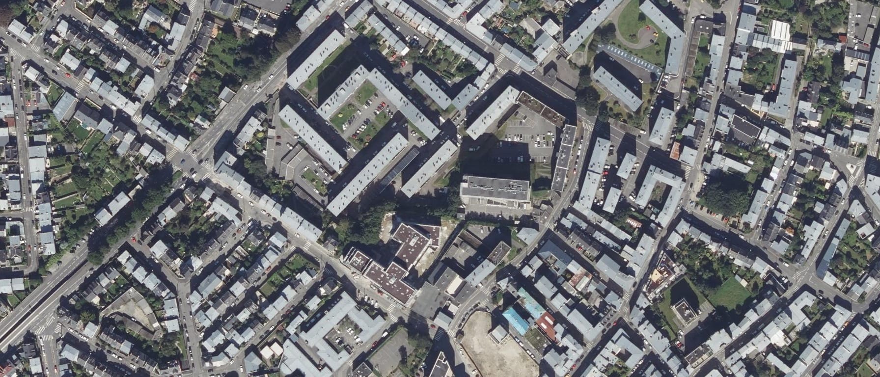 Vue aérienne de Lycée Estran Charles de Foucauld - UFA Arep 29