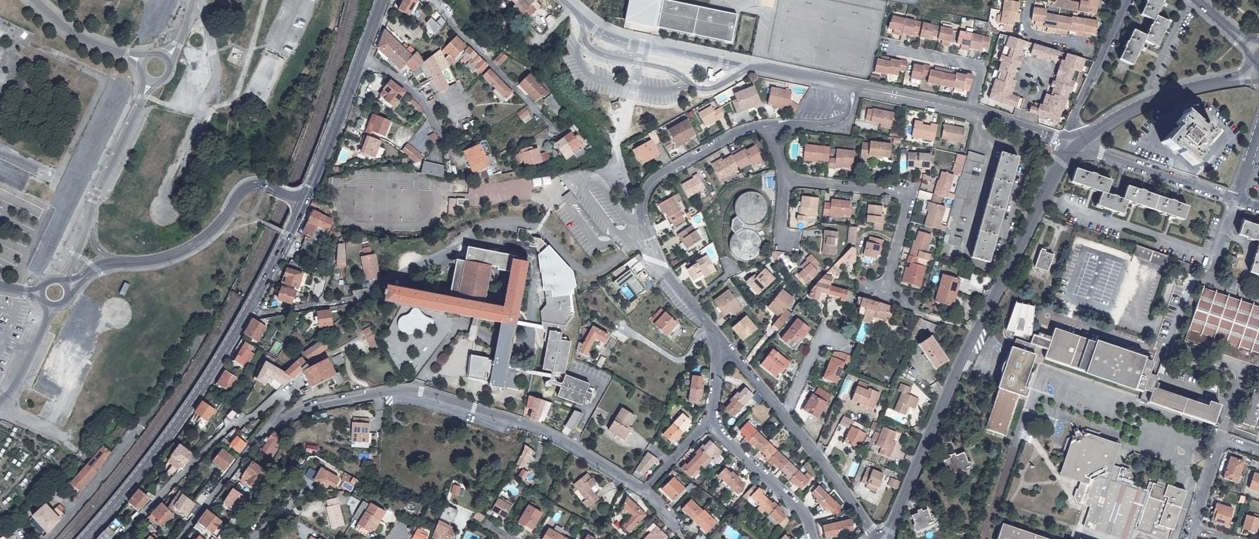 Vue aérienne de Lycée BELLEVUE