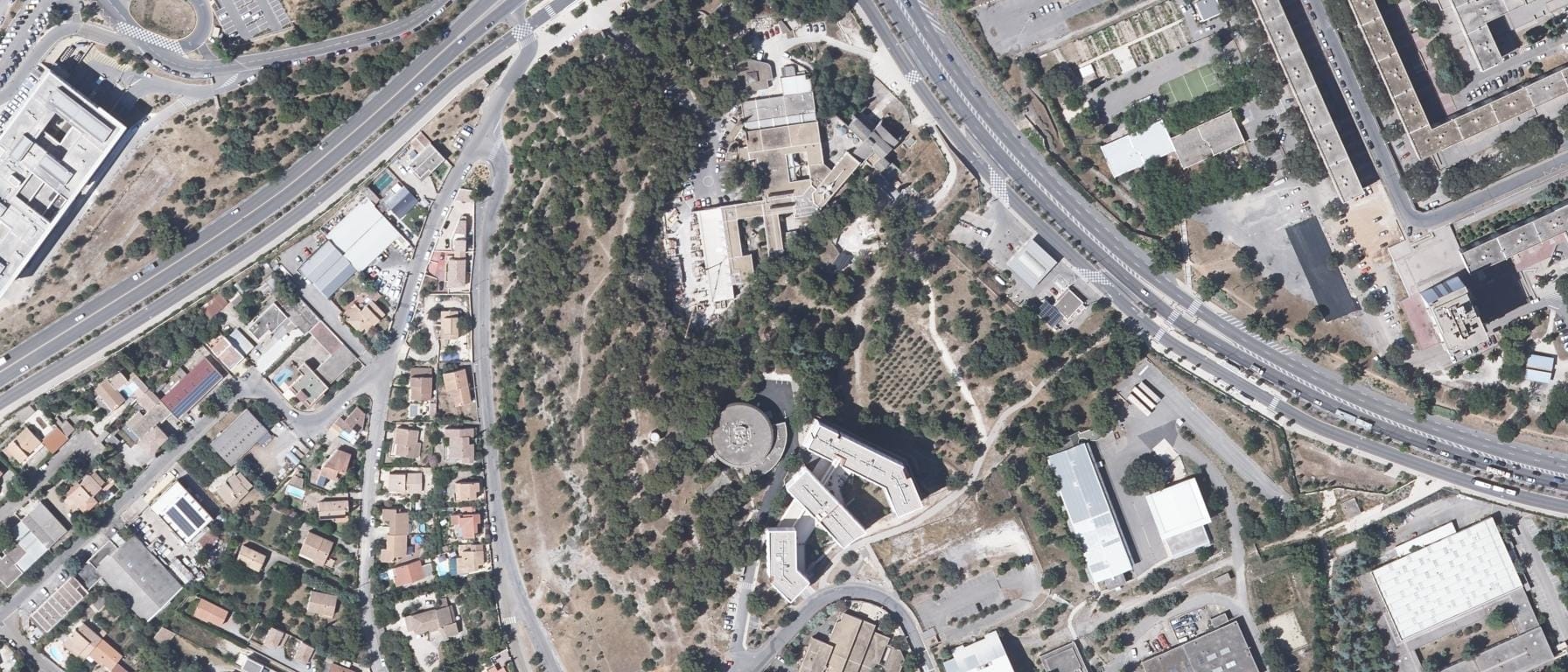 Vue aérienne de Lycée Jules Raimu - GRETA-CFA Gard Lozère