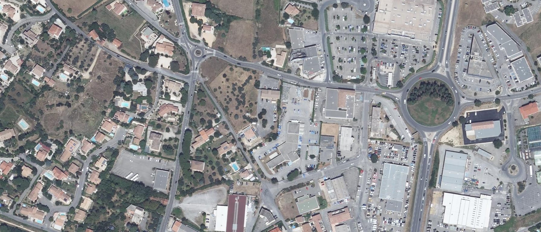 Vue aérienne de IFC CEVENNES (Alès - 30)