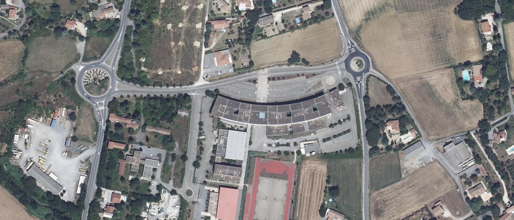 Vue aérienne de Lycée Jacques Prévert