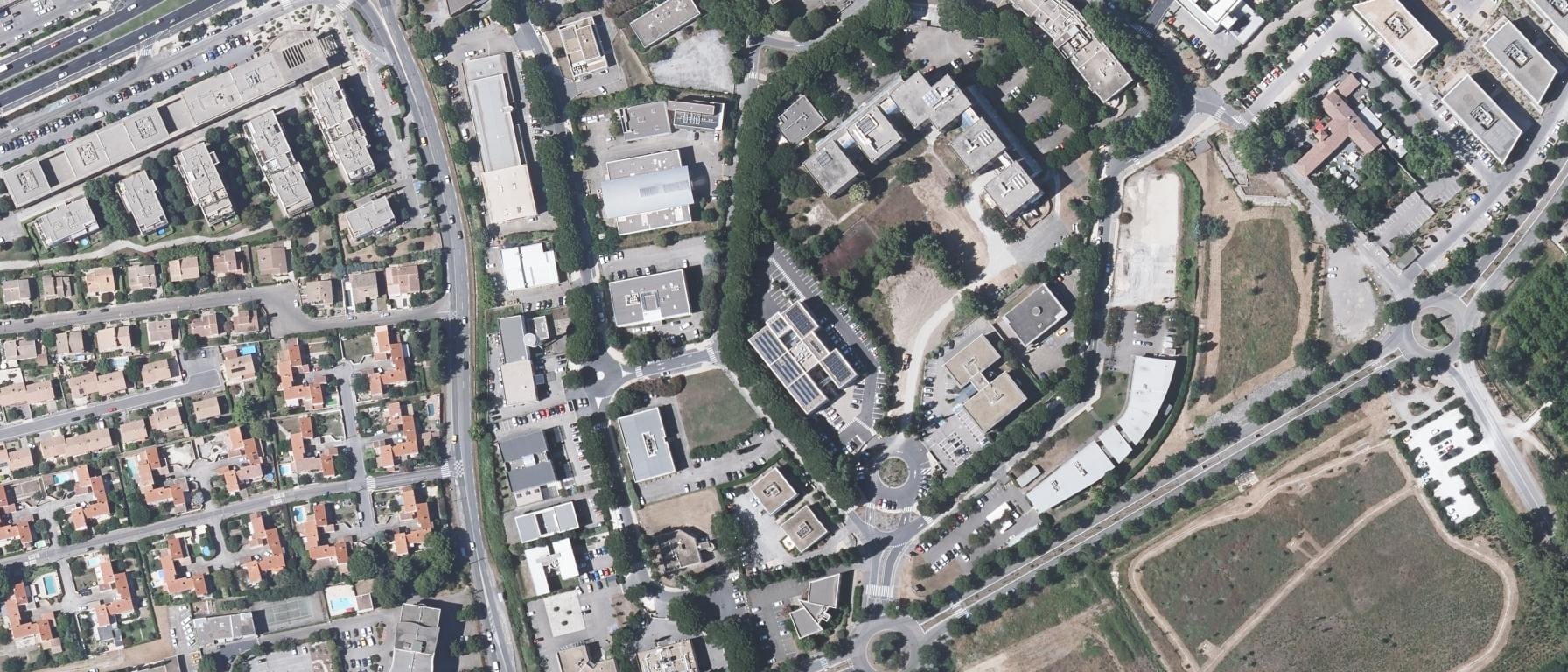 Vue aérienne de EGC de Nîmes