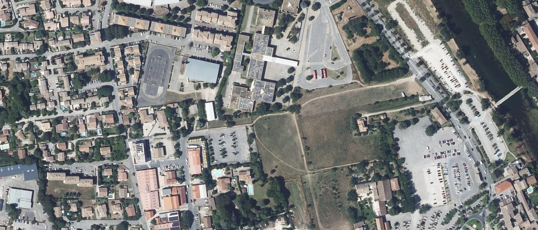 Vue aérienne de Lycée polyvalent Lucie Aubrac