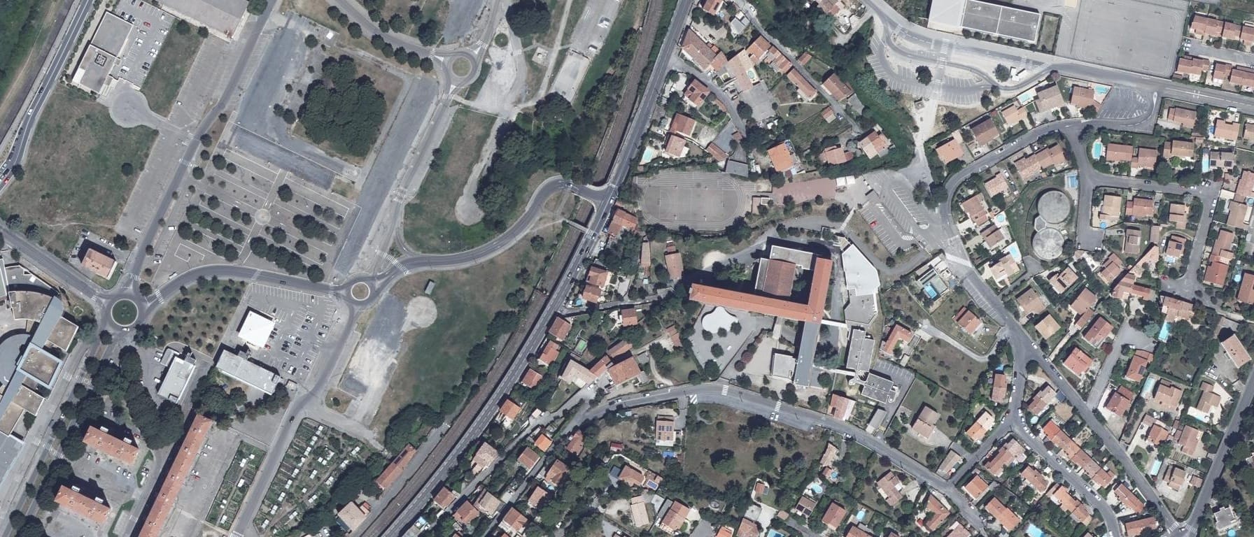 Vue aérienne de École Nationale des Vins et Boissons - ENVB