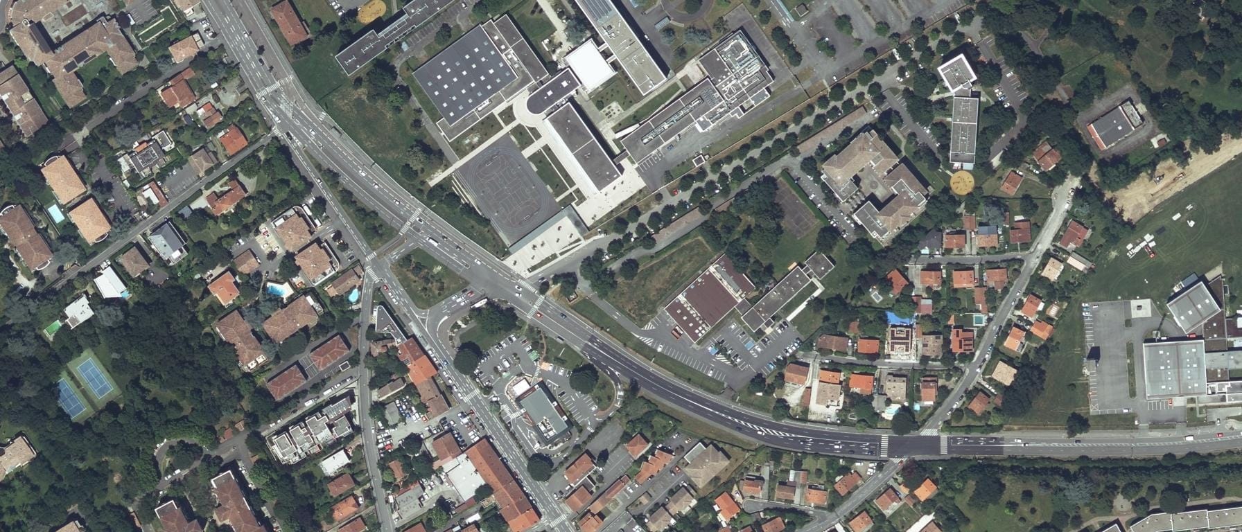 Vue aérienne de Lycée professionnel Renee Bonnet