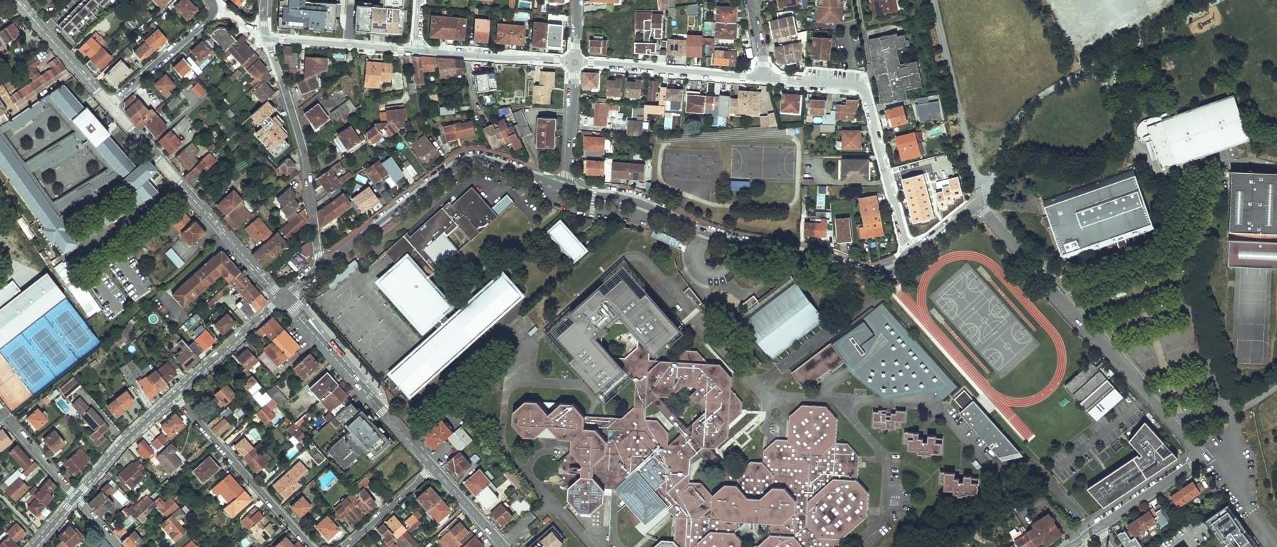 Vue aérienne de Lycée Stéphane Hessel - Université Paul Sabatier UT3