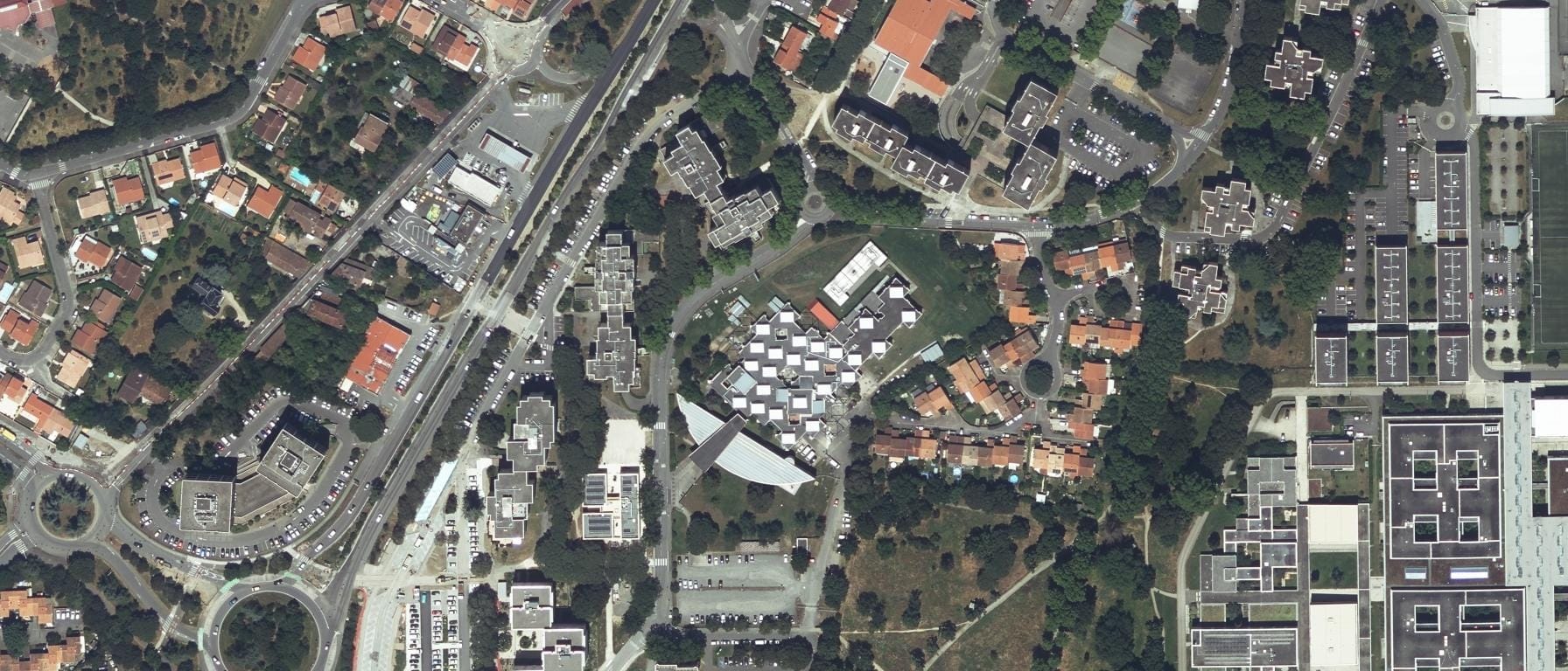 Vue aérienne de Ecole Nationale Supérieure d'Architecture de Toulouse