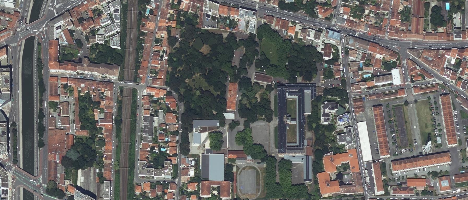 Vue aérienne de Lycée Le Caousou