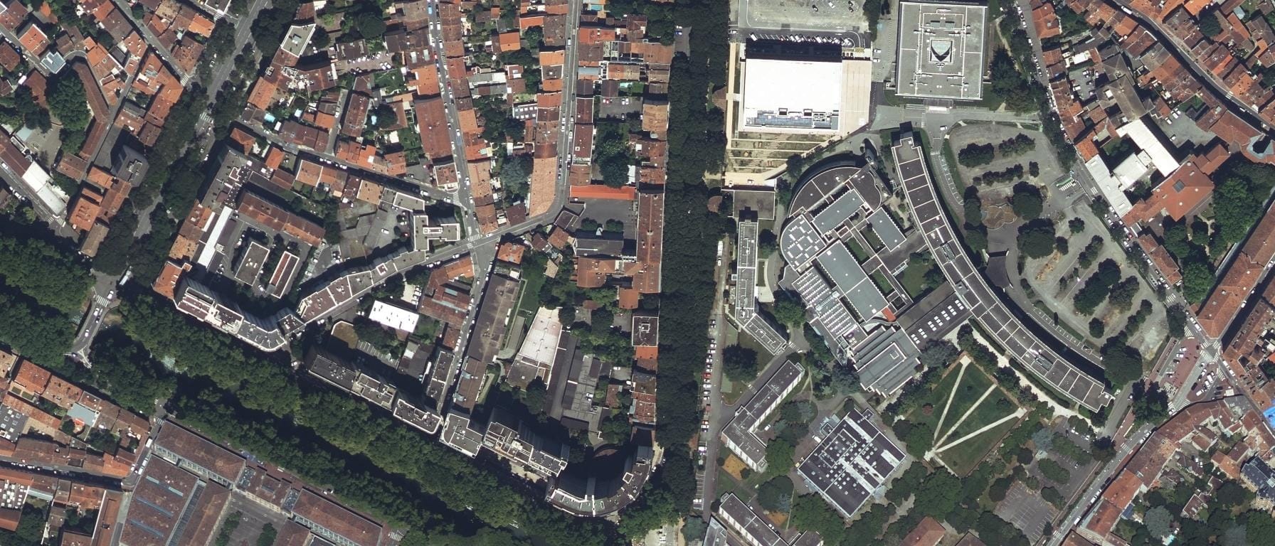 Vue aérienne de Lycée professionnel Sainte-Marie Saint-Sernin