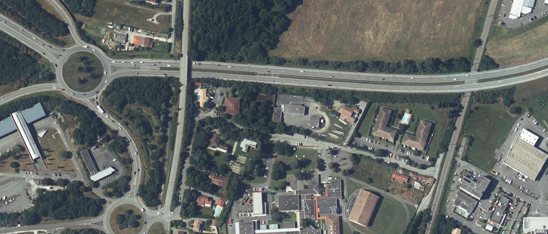 Vue aérienne de CMA FORMATION Muret