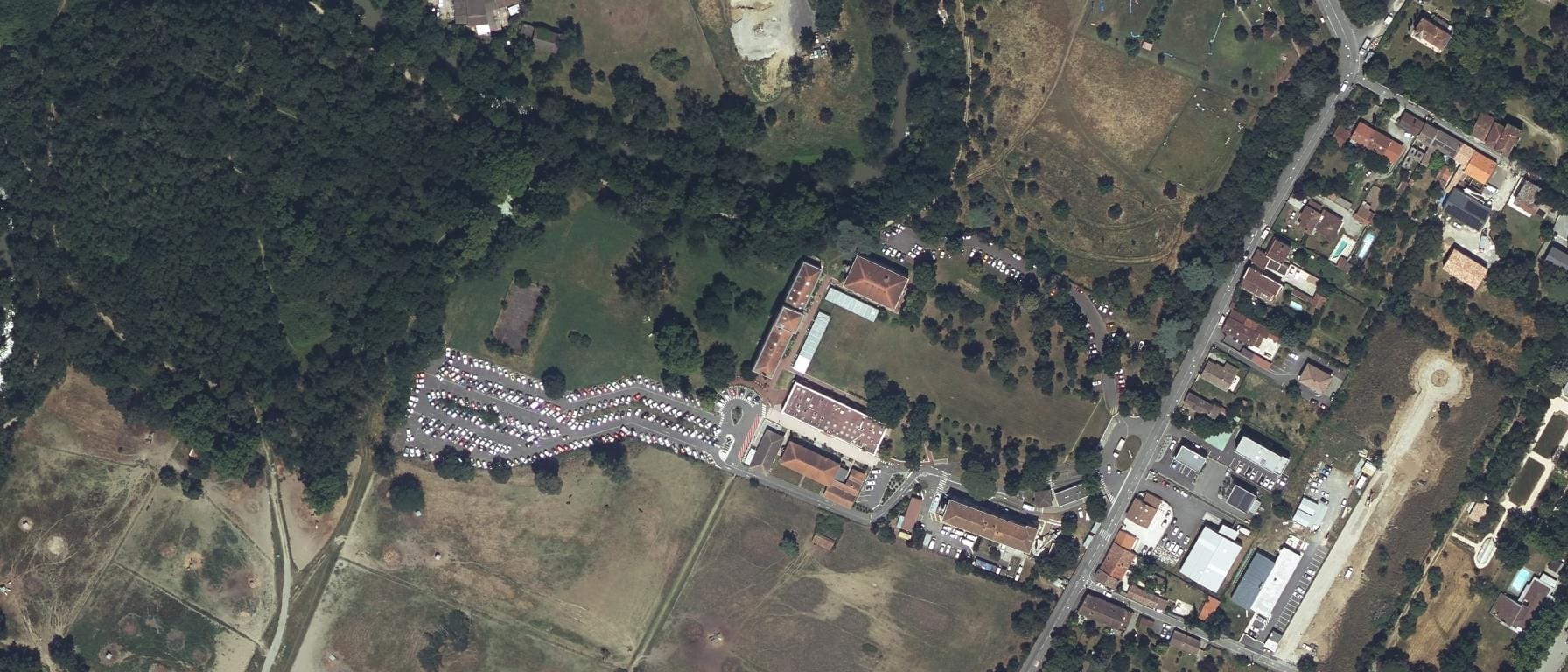 Vue aérienne de IFSI Croix Rouge Française Toulouse
