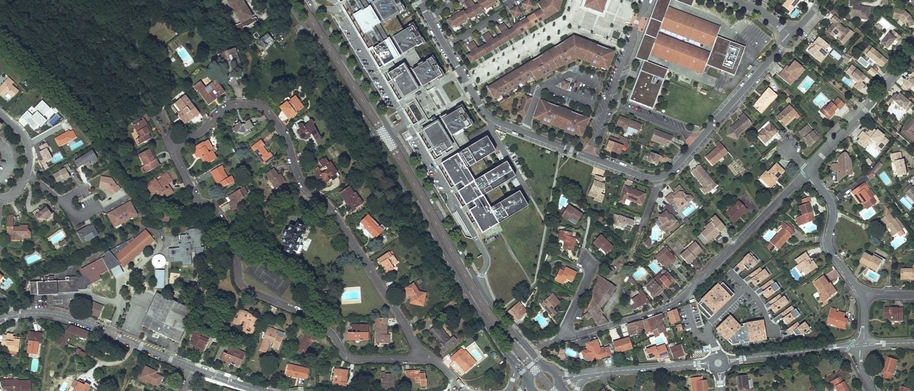 Vue aérienne de Lycée de la photographie - ETPA
