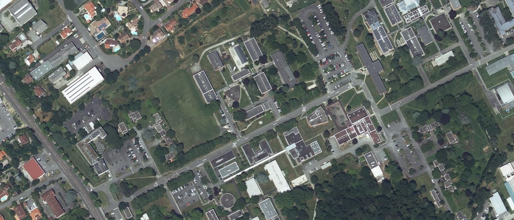 Vue aérienne de CFAAH Toulouse Auzeville