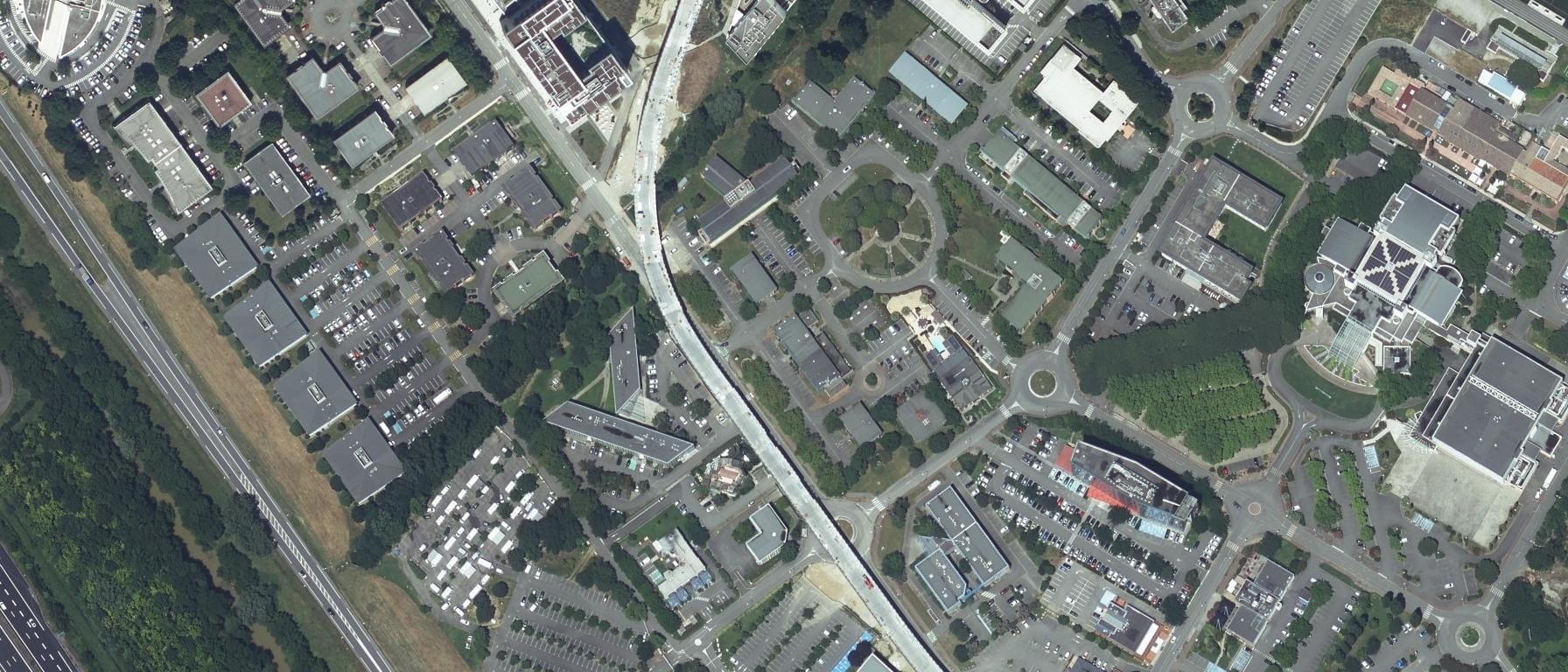 Vue aérienne de ECOLE TECHNOLOGIQUE PRIVEE GRAND SUD FORMATION (Labège - 31)