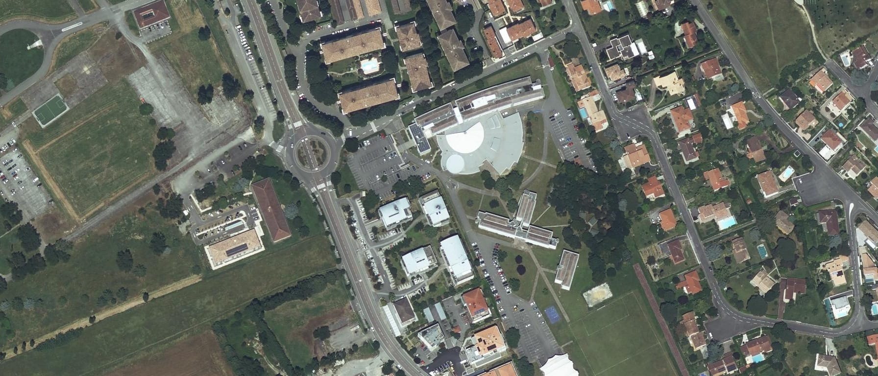 Vue aérienne de Lycée Saliège (Balma - 31)