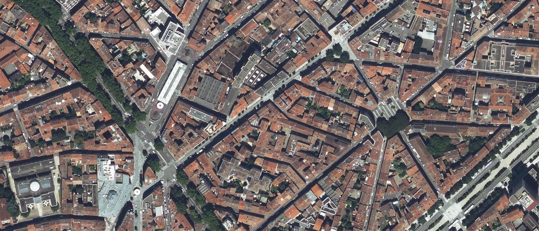 Vue aérienne de Institut Supérieur d'Optique Toulouse