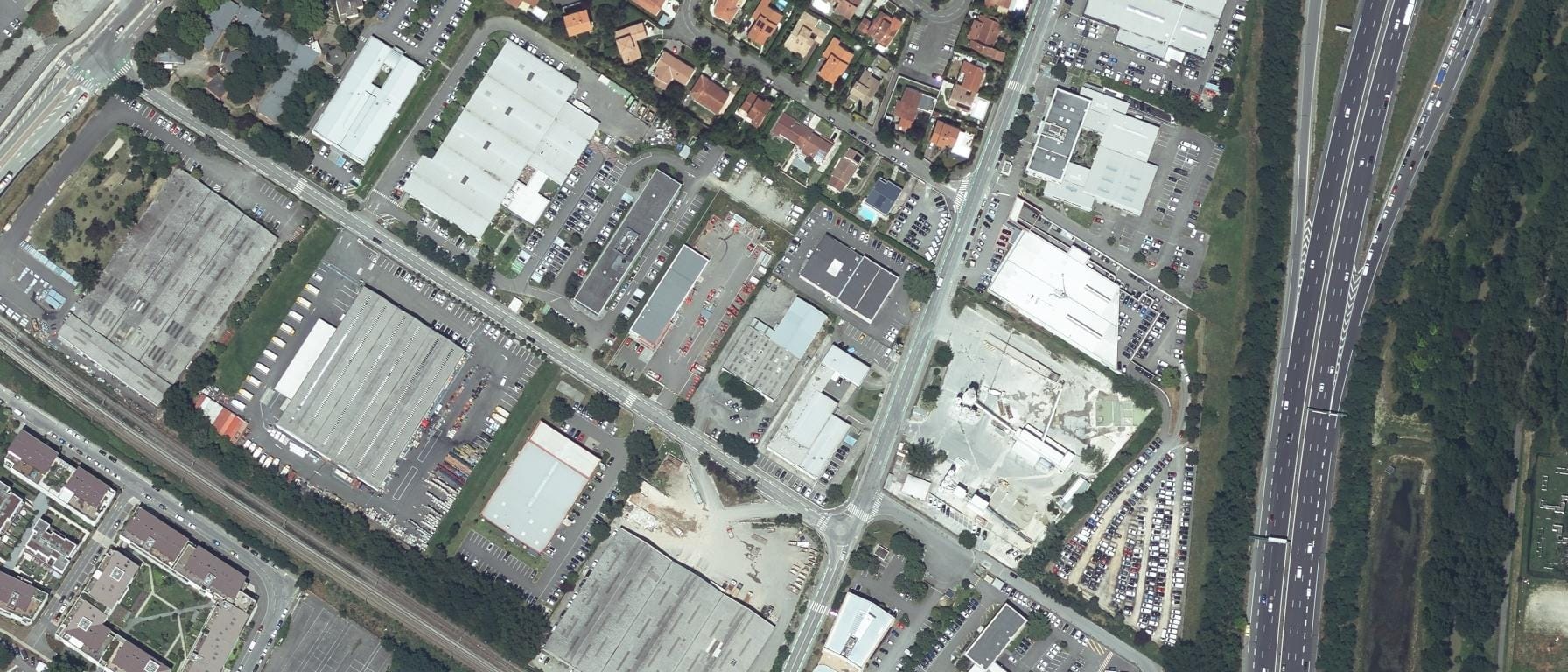Vue aérienne de CFA régional de la propreté (INHNI)