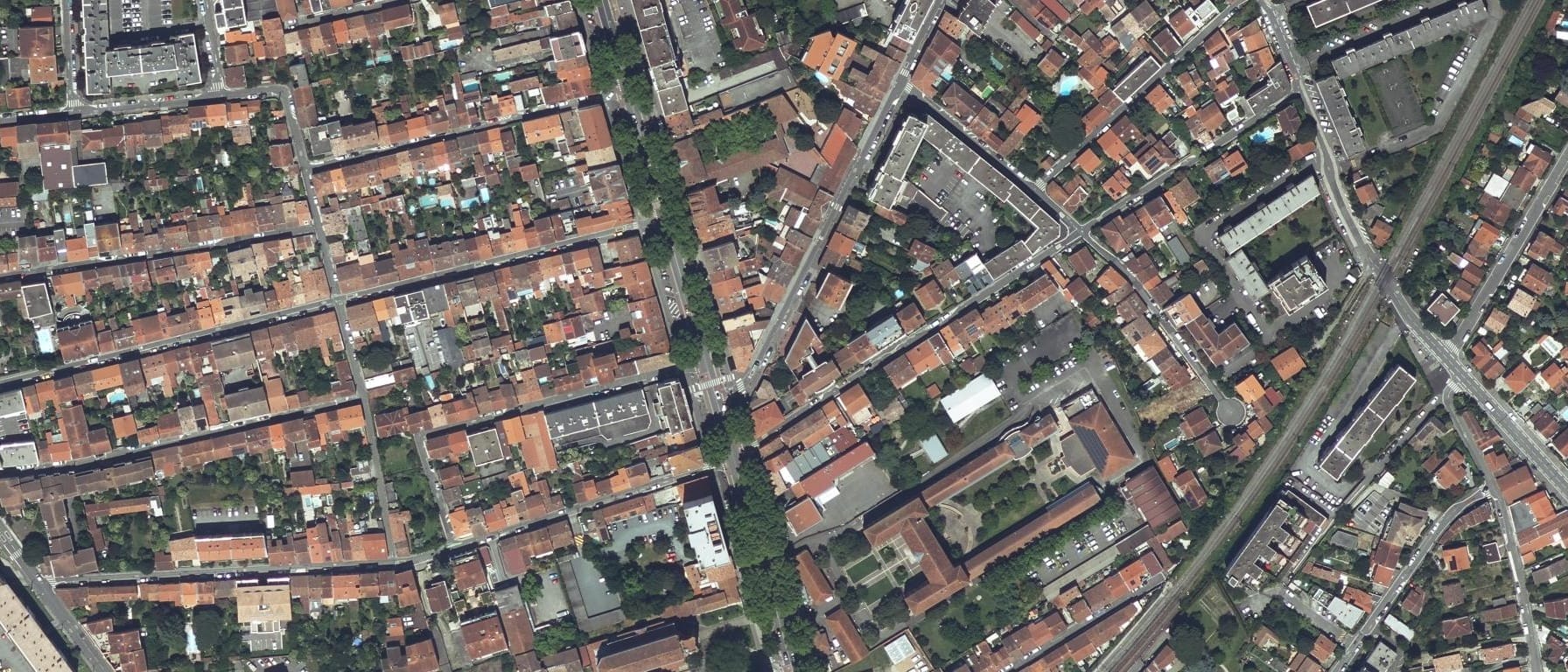 Vue aérienne de SILVYA TERRADE - ESTHER MARIO (Toulouse - 31)