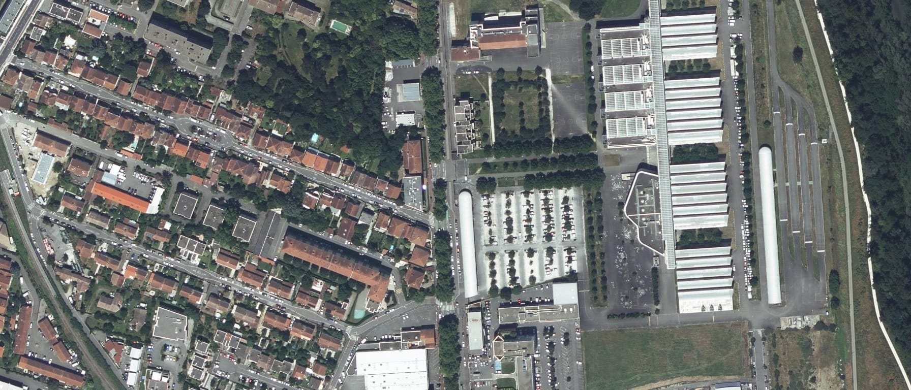 Vue aérienne de Lycée Joseph Gallieni (Toulouse - 31)