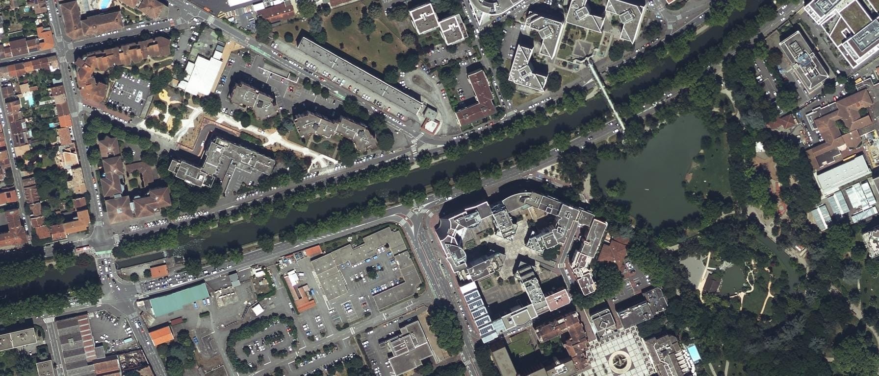 Vue aérienne de EPITECH - Campus de Toulouse (31)