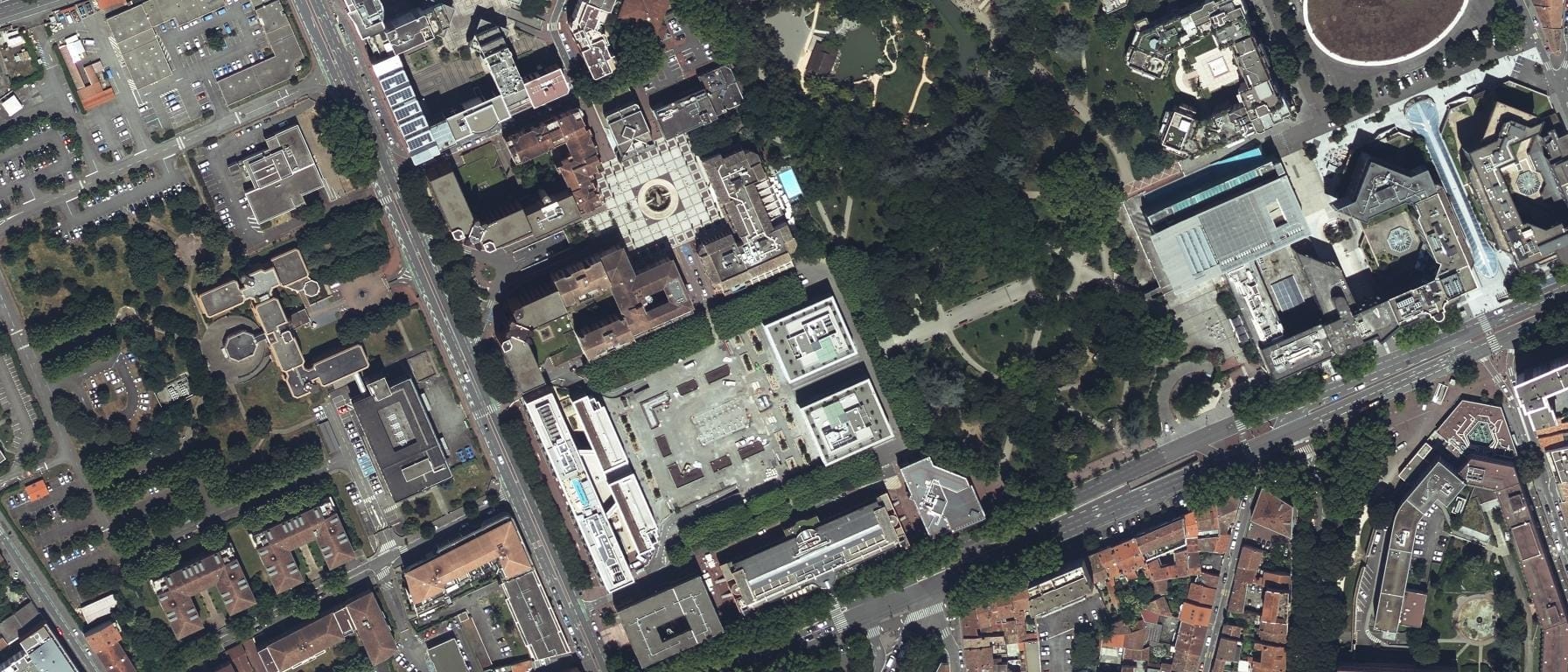 Vue aérienne de Ecole privée technique hors contrat YNOV CAMPUS (Toulouse - 31)