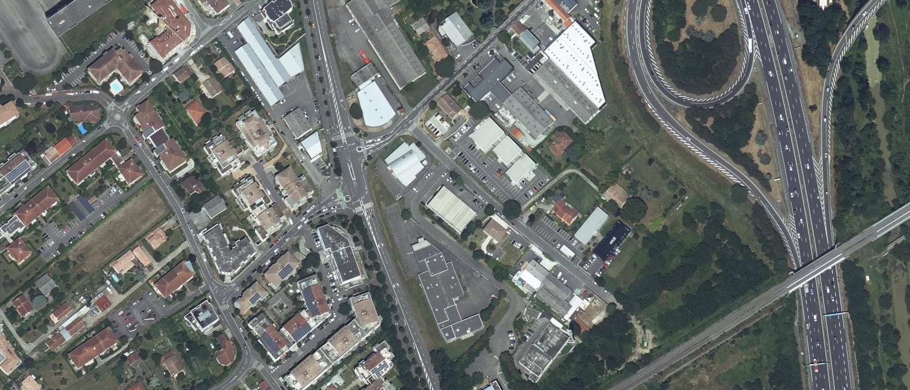Vue aérienne de Centre de formation d'apprentis SUD ERKA (Toulouse - 31)