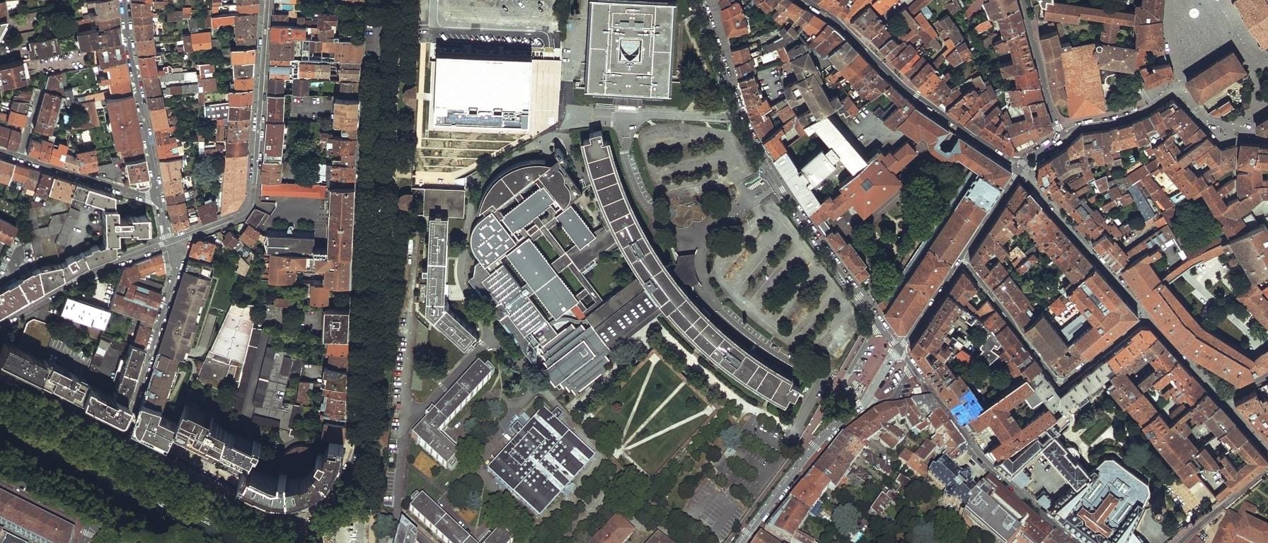 Vue aérienne de Université Toulouse Capitole