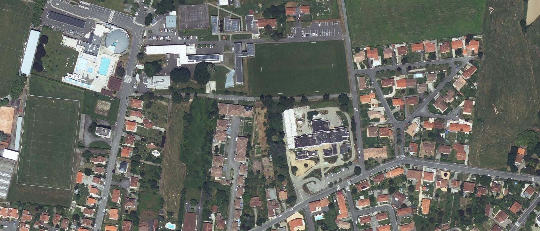 Vue aérienne de IFSI CHU de Toulouse - Site de Saint-Gaudens