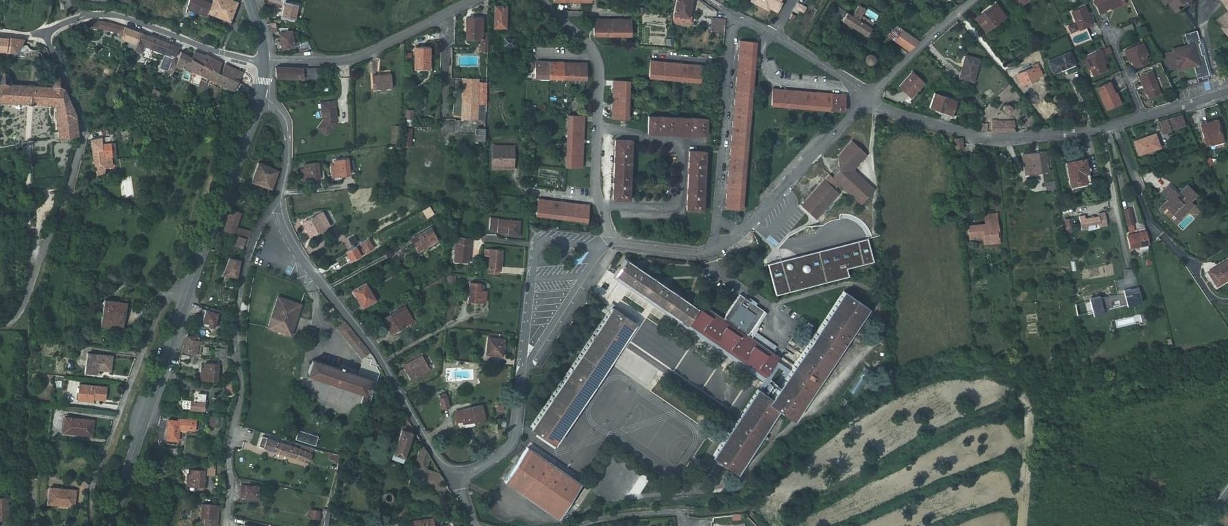 Vue aérienne de Lycée Maréchal Lannes