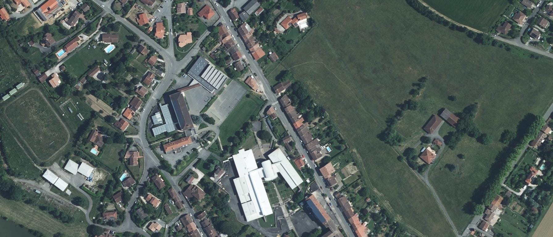 Vue aérienne de Lycée professionnel Clement Ader - CFA Public Education Nationale