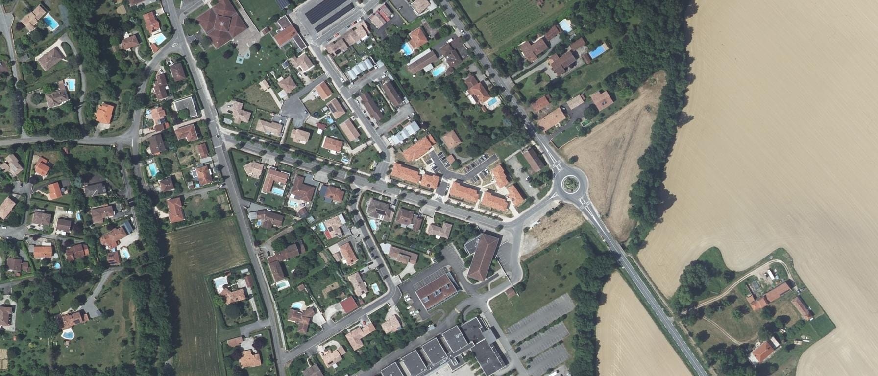 Vue aérienne de CMA FORMATION Pavie