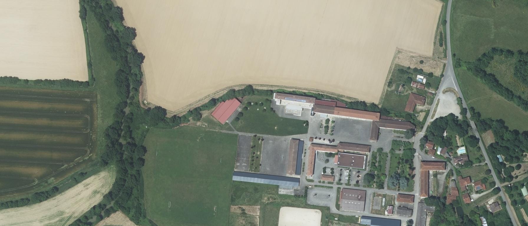 Vue aérienne de Campus La Salle St Christophe