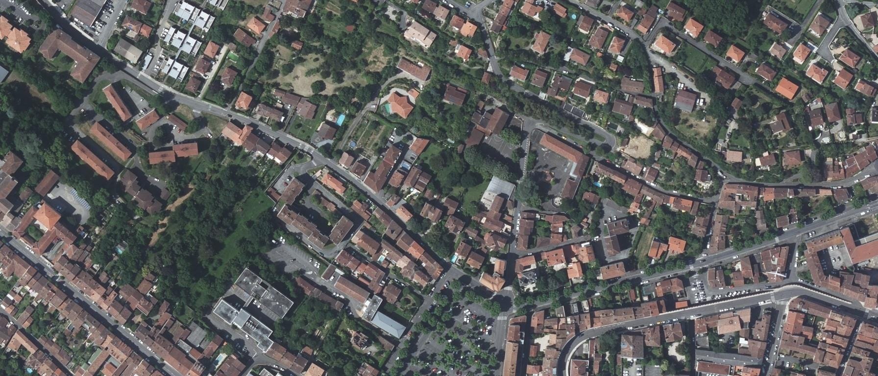 Vue aérienne de Antenne d’Auch de l'INSPÉ Toulouse Occitanie Pyrénées / Université Toulouse 2 Jean Jaurès