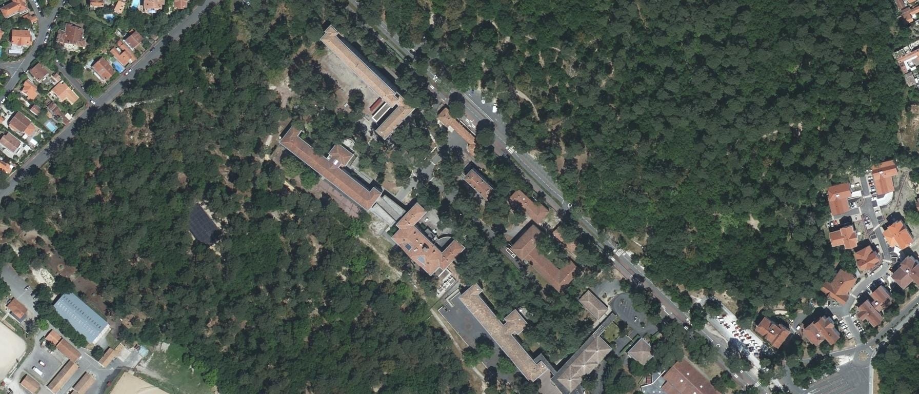 Vue aérienne de Lycée Grand Air
