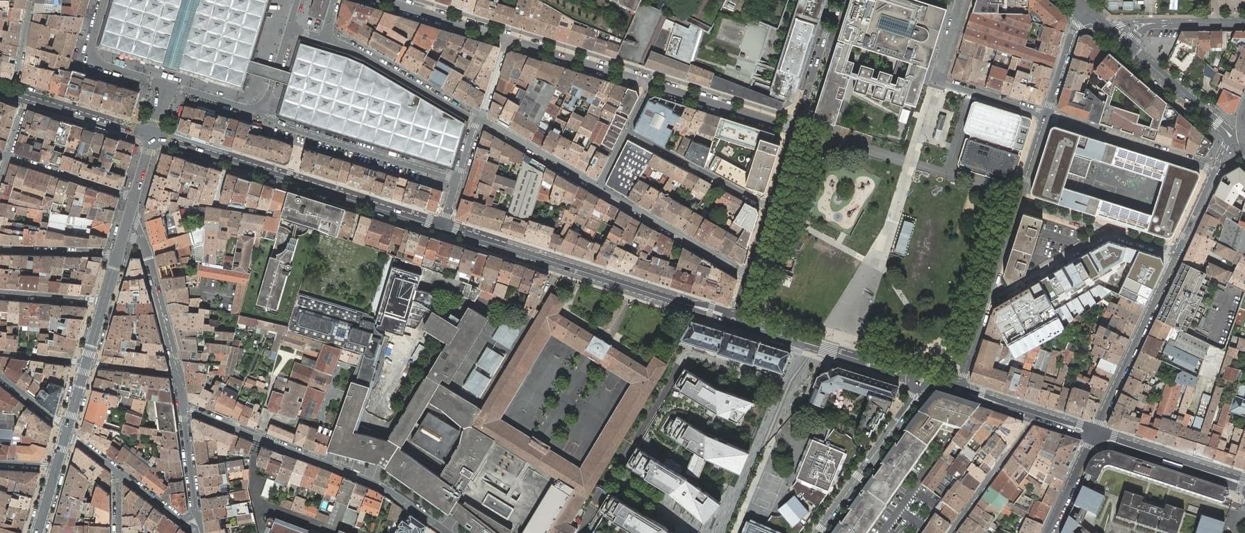 Vue aérienne de Lycée Gustave Eiffel