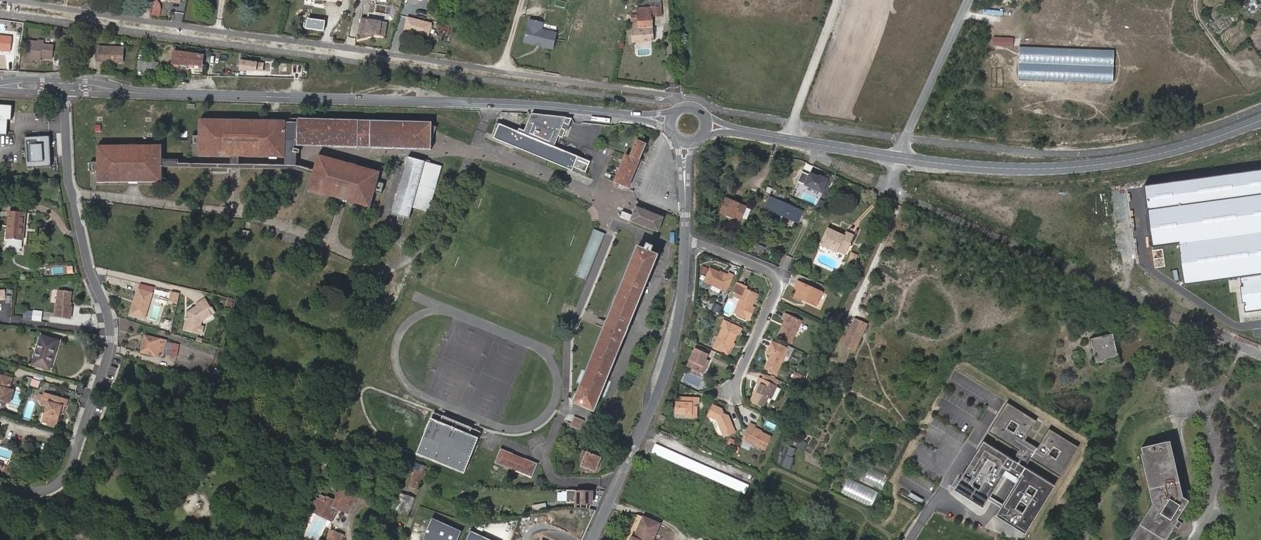 Vue aérienne de Lycée professionnel Charles Peguy
